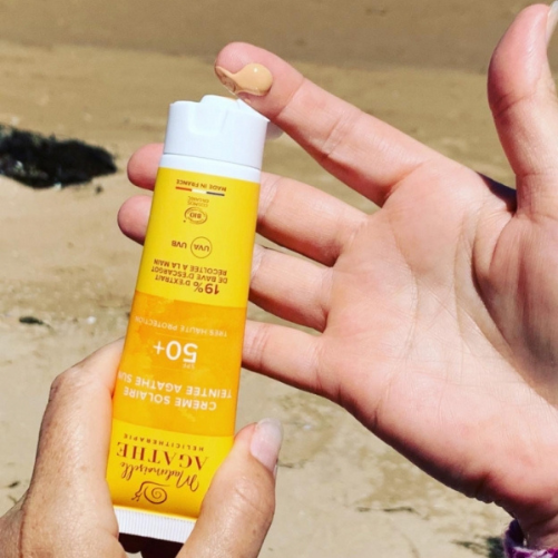 CRÈME SOLAIRE Certifiée Bio - Teintée SPF50+