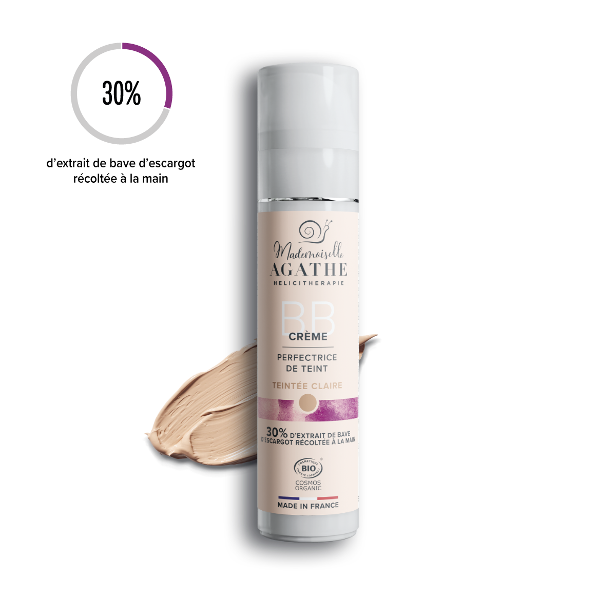 Zertifizierte Bio-BB-Creme – leicht getönt – perfektioniert den Teint