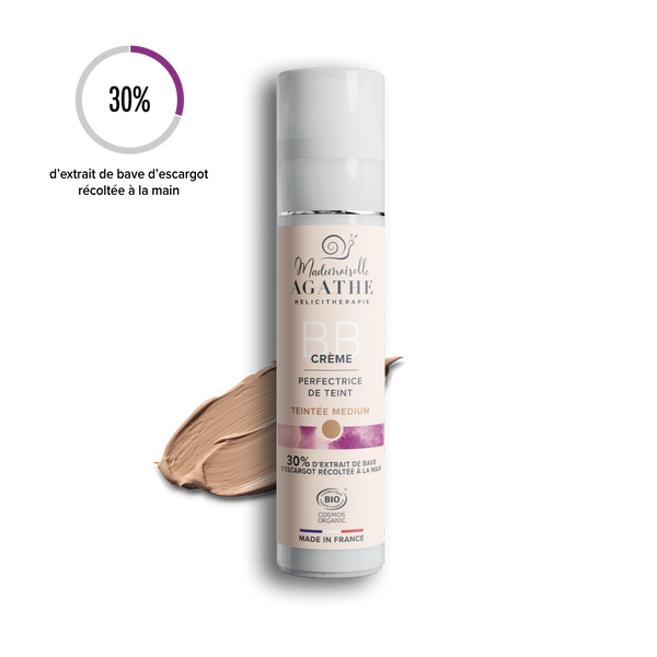 Zertifizierte Bio-BB-Creme – Mittel getönt – Perfektioniert den Teint