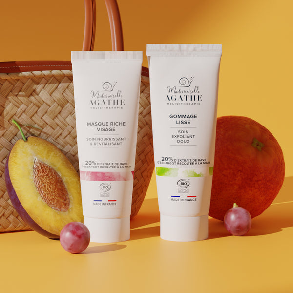 PFLEGENDES SAMT-DUO – Peeling & Revitalisierung