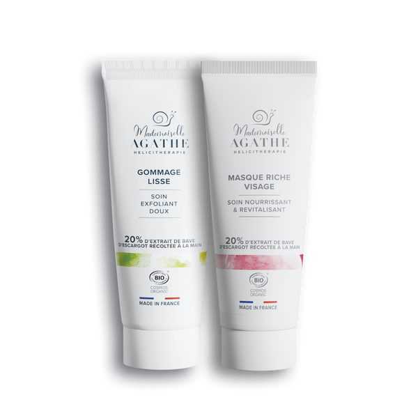 PFLEGENDES SAMT-DUO – Peeling & Revitalisierung