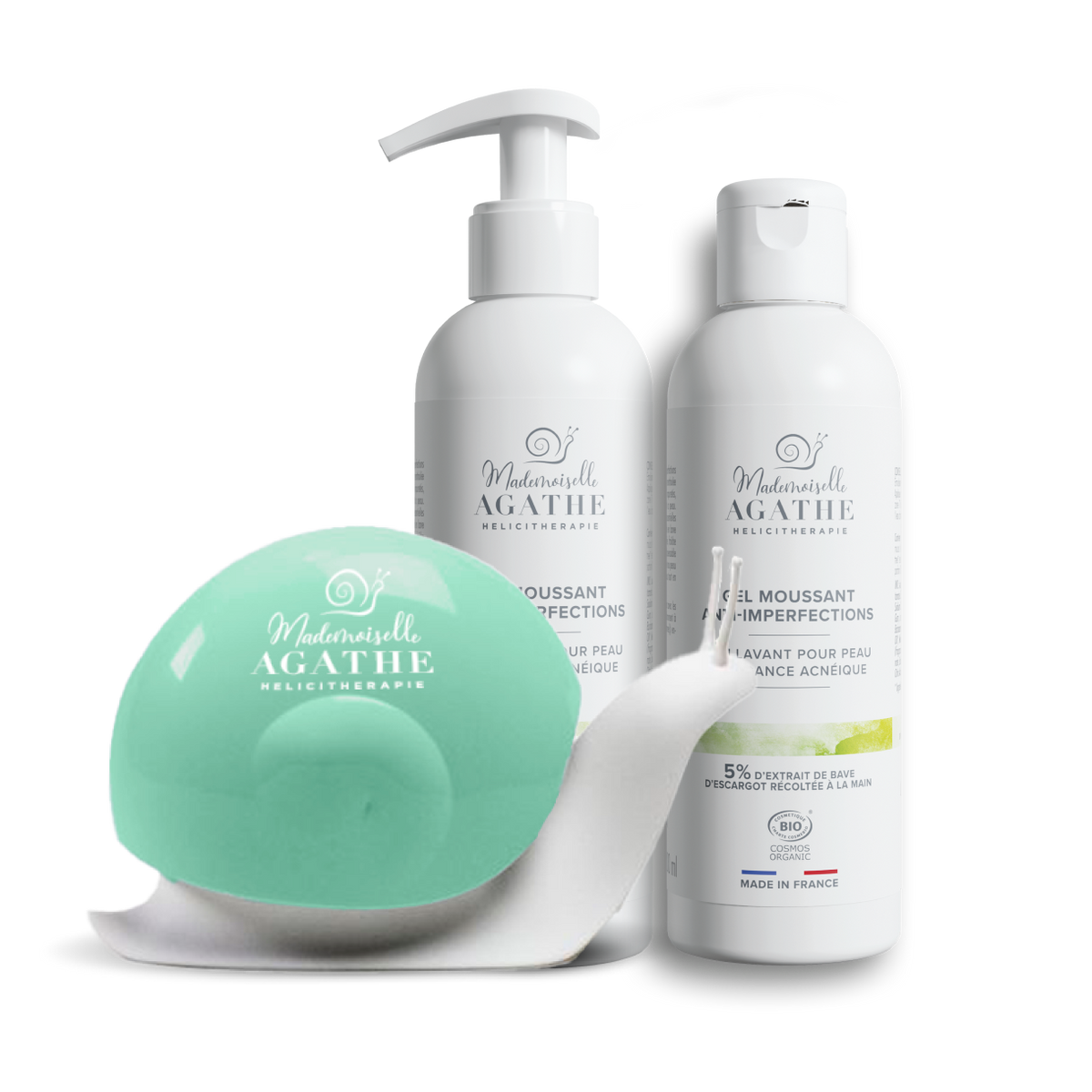 DUO-SCHÄUMGELE und sein Hélicimousse-Seifenspender