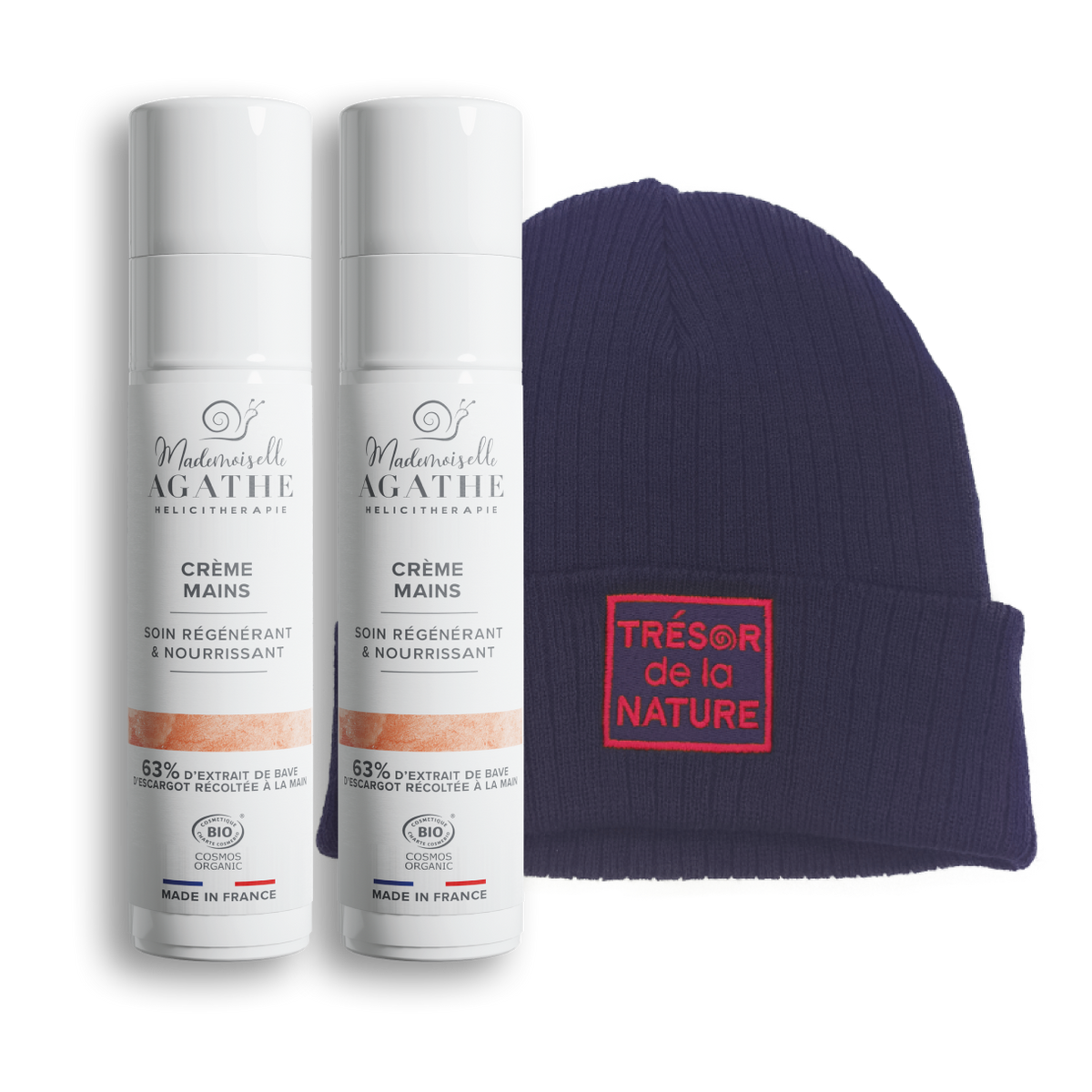 Schützendes Hand-Duo &amp; Hut „Schatz der Natur“