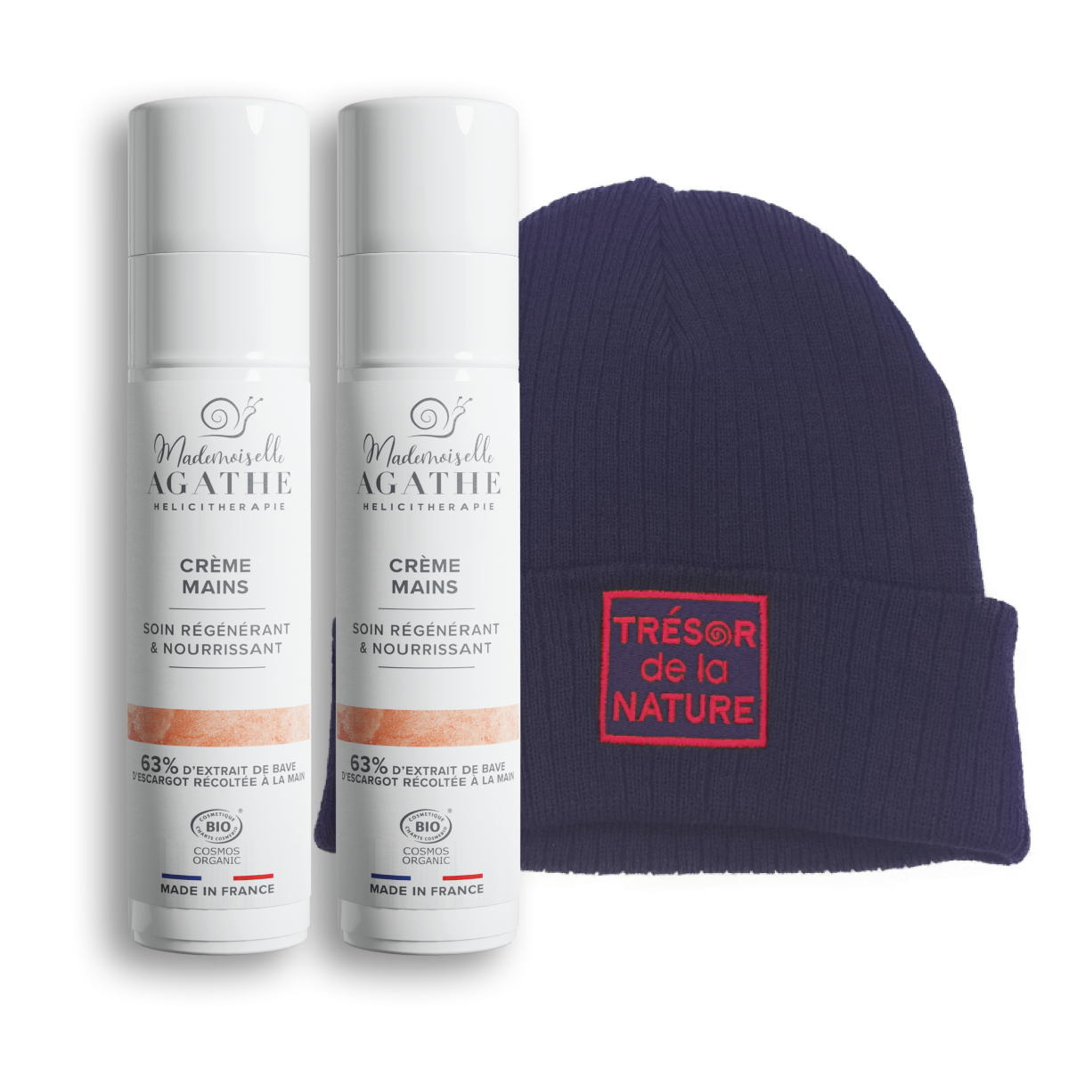 Schützendes Hand-Duo &amp; Hut „Schatz der Natur“