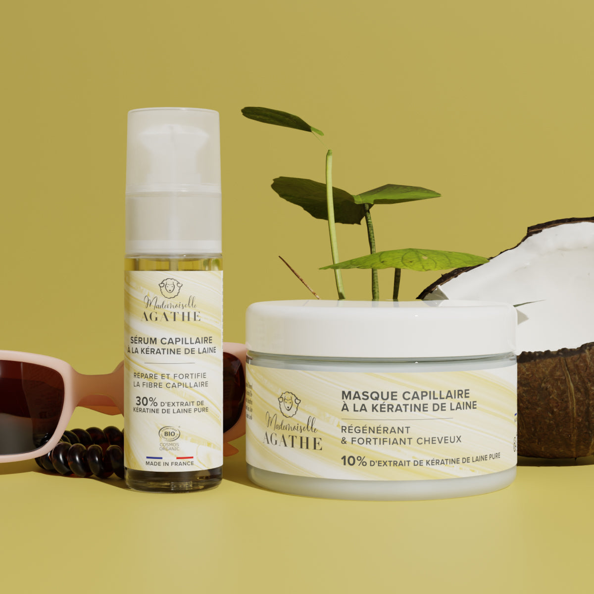 Duo intensive Haarreparatur mit Bio-Schafwollkeratin – repariert & schützt