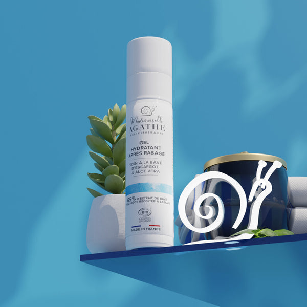 Zertifiziertes organisches AFTER SHAVE GEL - Feuchtigkeitsspendend und beruhigend