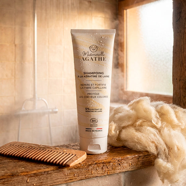 3er-Pack Bio-Schafwoll-Keratin-Shampoo – reinigt & schützt