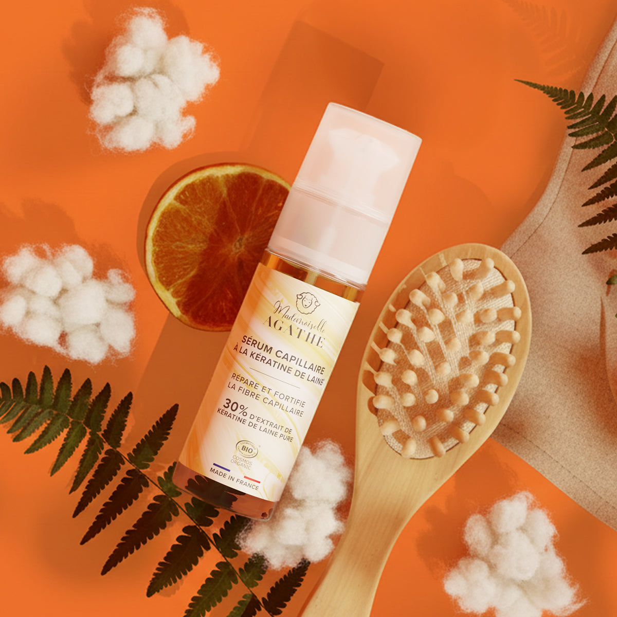 Bio-zertifiziertes Keratin-Haarserum - repariert & schützt