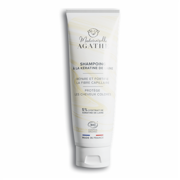 Bio-zertifiziertes Lanolin-Keratin Shampoo – repariert & schützt
